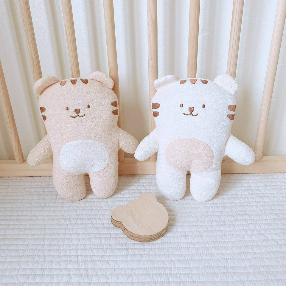 Thú bông organic 100% cotton an toàn mềm mại cho bé phong cách hàn quốc