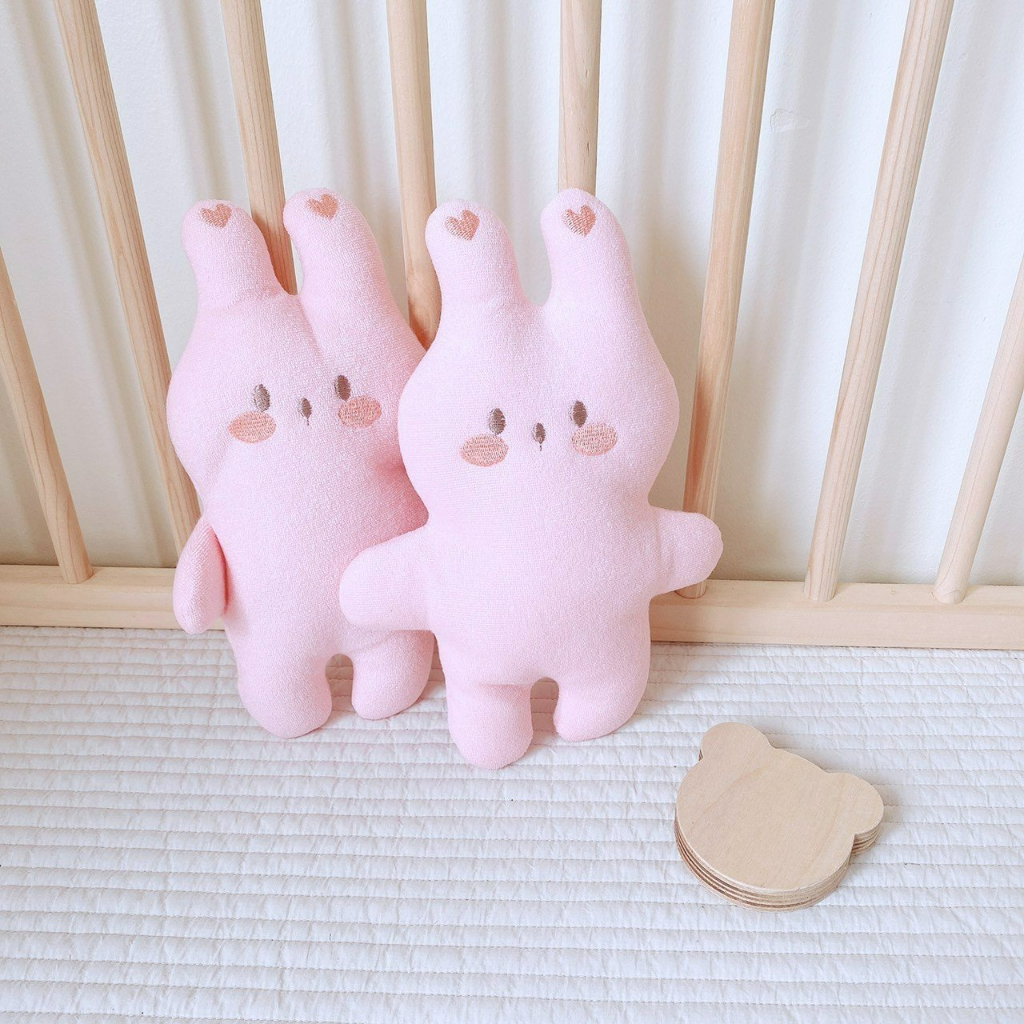 Thú bông organic 100% cotton an toàn mềm mại cho bé phong cách hàn quốc