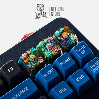 Keycap Artisan bàn phím cơ Dwarf Factory - Terrarium V2
