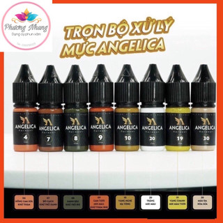 Mực Xử Lý ANGELICA NGA Siêu Đậm Bám Nhanh Phun Xăm