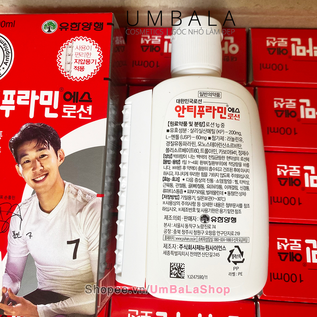 Dầu nóng Hàn Quốc ANTIPHLAMINE 100ml