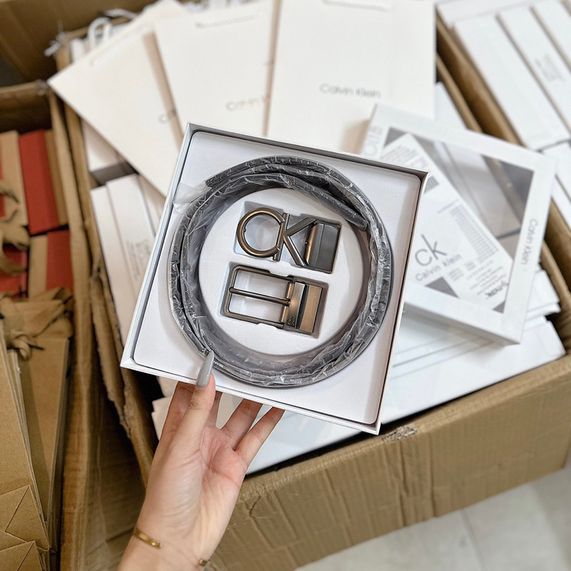 TL010 Set thắt lưng Calvin 2 mặt fullbox