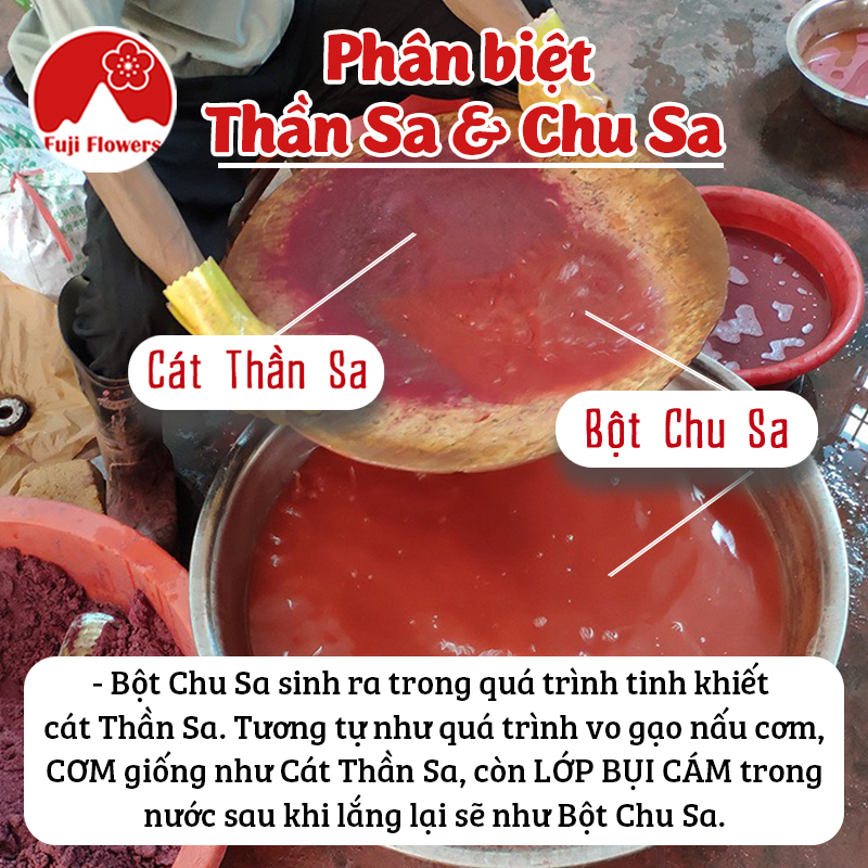 Dây đeo chu sa thần sa thật không pha tạp chất cho nam nữ