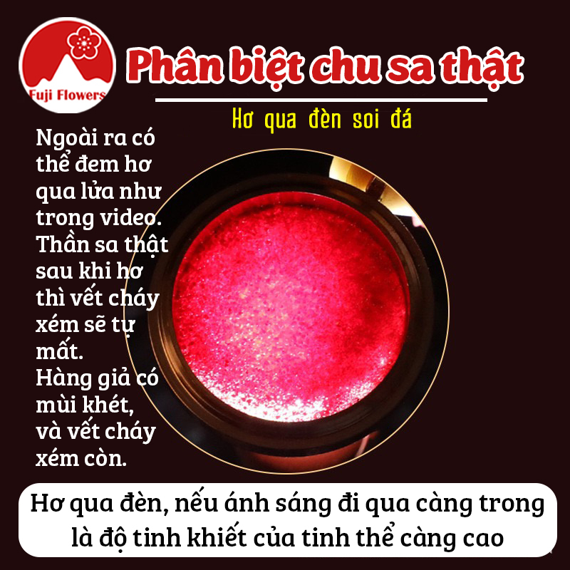 Dây đeo chu sa thần sa thật không pha tạp chất cho nam nữ