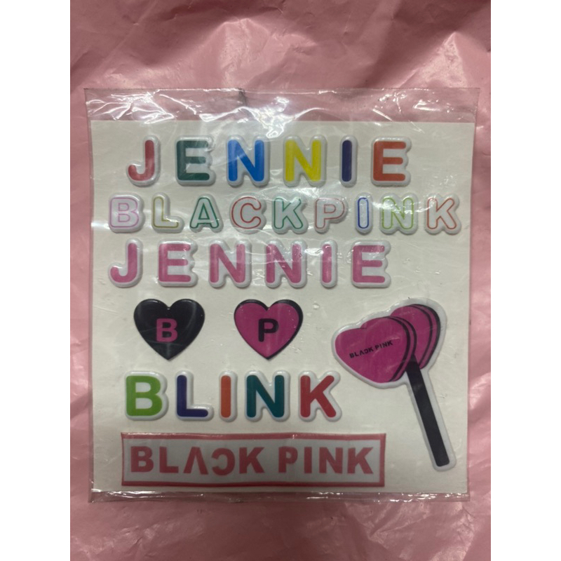 Sticker phát sáng hologram B.lackpink, sticker Black.pink