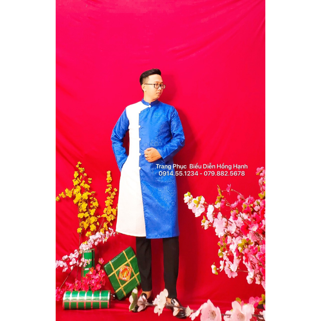 (Có sẵn) Áo dài cách tân nam