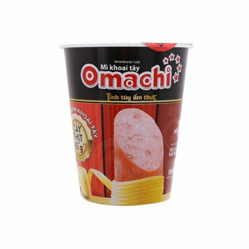 MÌ LY OMACHI XÚC XÍCH CÂY THỊT/ CÂY THỊT THẬT 45G