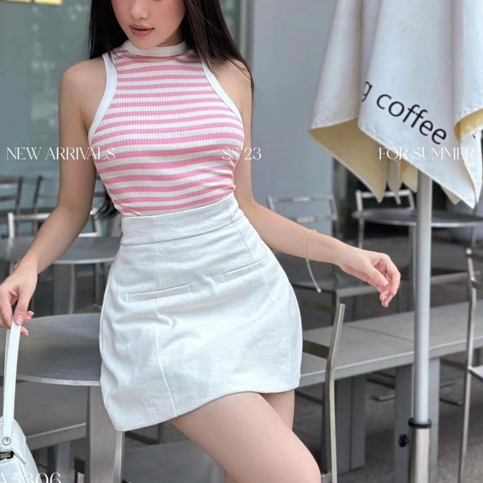 ÁO THUN SỌC 3 LỖ - AT0588