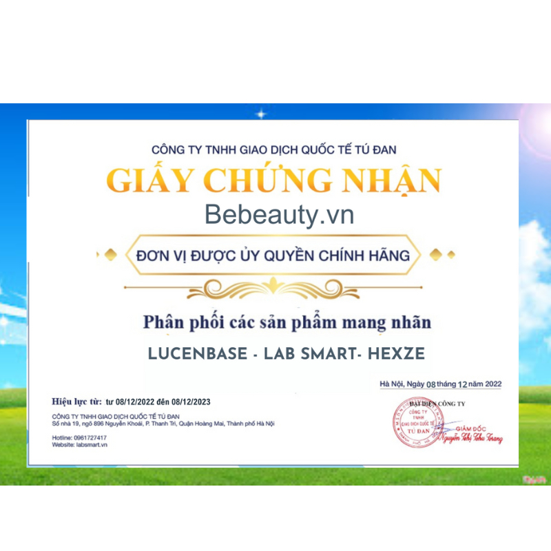 Serum Ha cấp nước lucenbase chính hãng 30ml