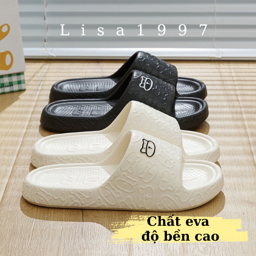 Dép quai ngang bánh mì eva hình gấu nổi mẫu 2023