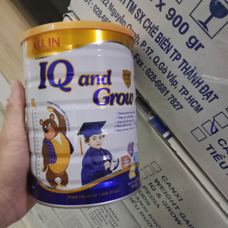 SỮA ALL IN SURE IQ GROW hộp 900g tăng cân nặng, chiều cao cho bé 1-10 tuổi
