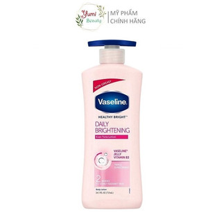 Sữa dưỡng thể Vaseline Healthy White UV Lightening Body Lotion 725ml dưỡng trắng da chăm sóc toàn diện
