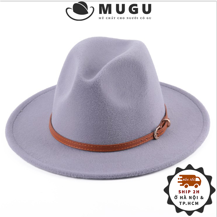 Mũ Phớt Nam Cao Cấp FN16 - Mũ Fedora Nam Chất Lượng Vượt Trội, Phong Cách Đỉnh Cao | MUGU