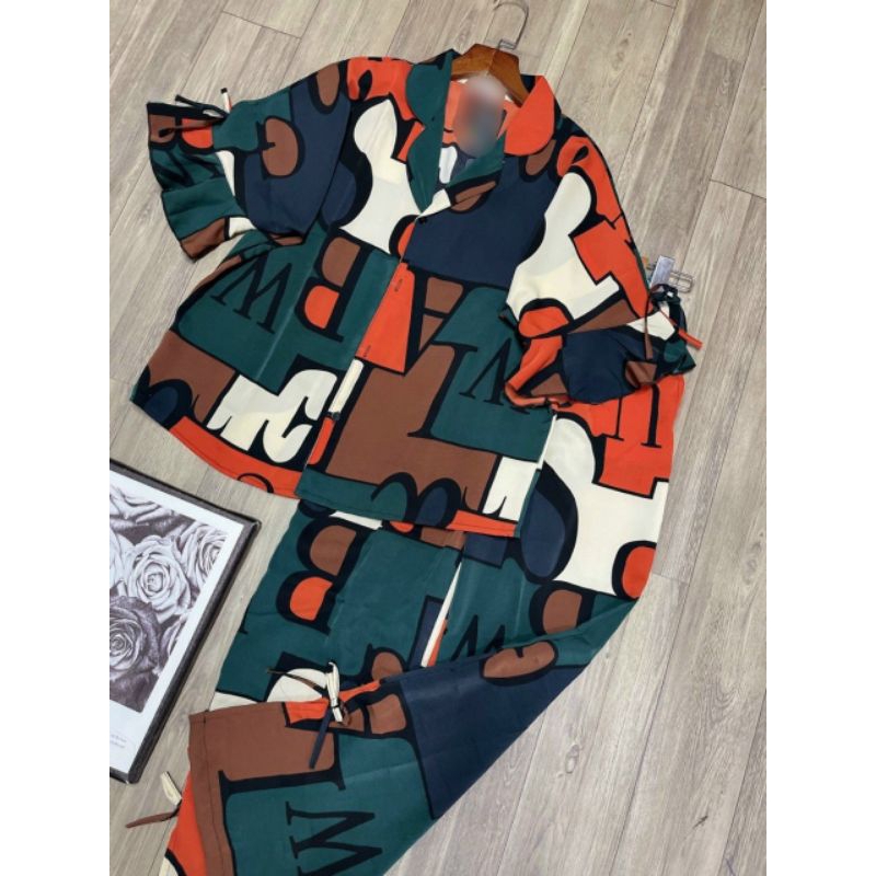 Quần Xẻ Tay Loe Sang Chảnh vải mango