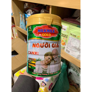 (Mẫu mới) SỮA CANXI DÀNH CHO NGƯỜI GIÀ LOÃNG XƯƠNG VÀ TIỂU ĐƯỜNG LON 900g - milkmilk
