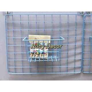 GIỎ SẮT CÀI KHUNG LƯỚI TRANG TRÍ ĐA NĂNG.