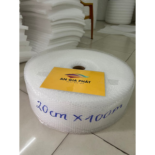 Cuộn bong bóng khí - màng xốp hơi - xốp nổ - gói hàng bọc hàng 20cm x 100m