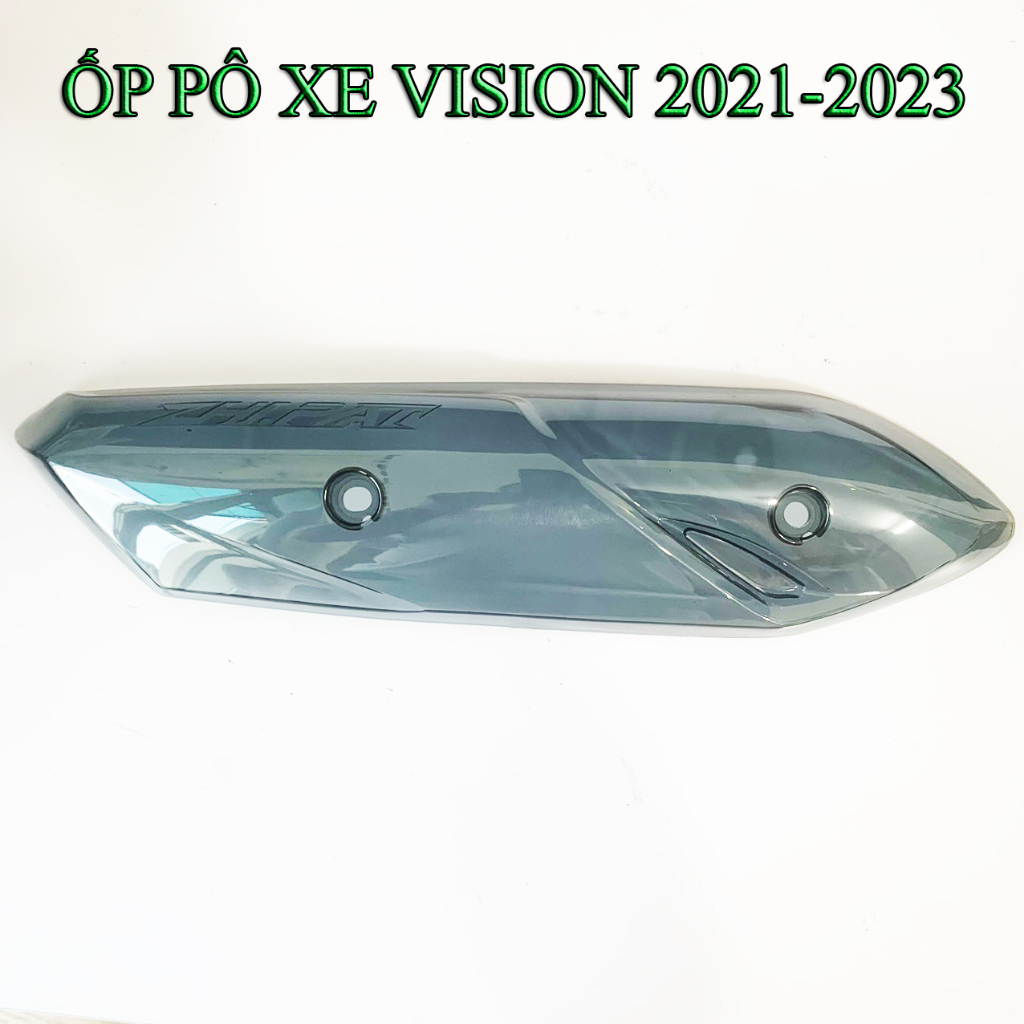 Che Pô Zhipat cho xe Vision 2021-Vision 2022-Vision 2023 ( Ốp che ống xả khói)