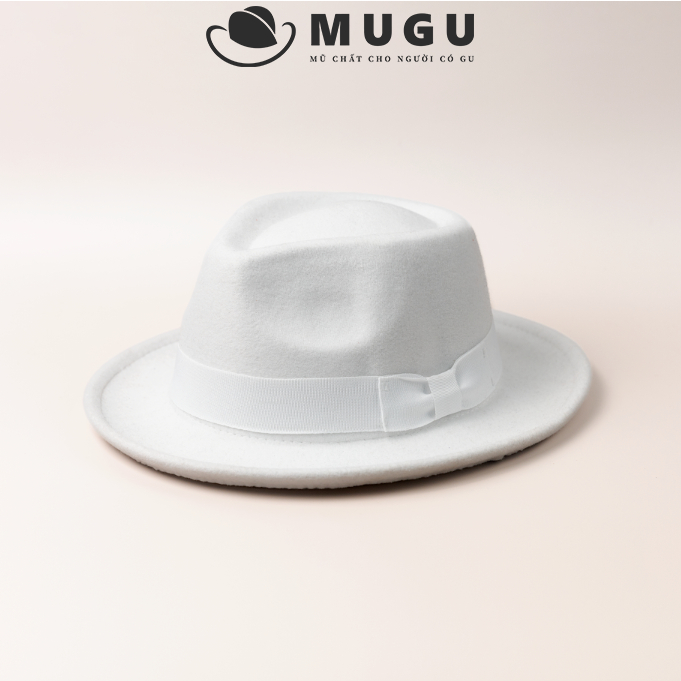 Mũ Phớt Nam Trung Niên FN36 - Mũ Fedora Vành Ngắn Sang Trọng | MUGU