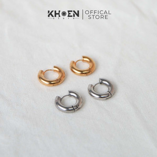 Khuyên Tròn dày 2cm - Titan - Khoen Store