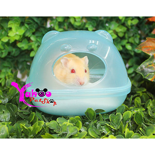 Nhà tắm nhựa hình ếch nhỏ cho Hamster