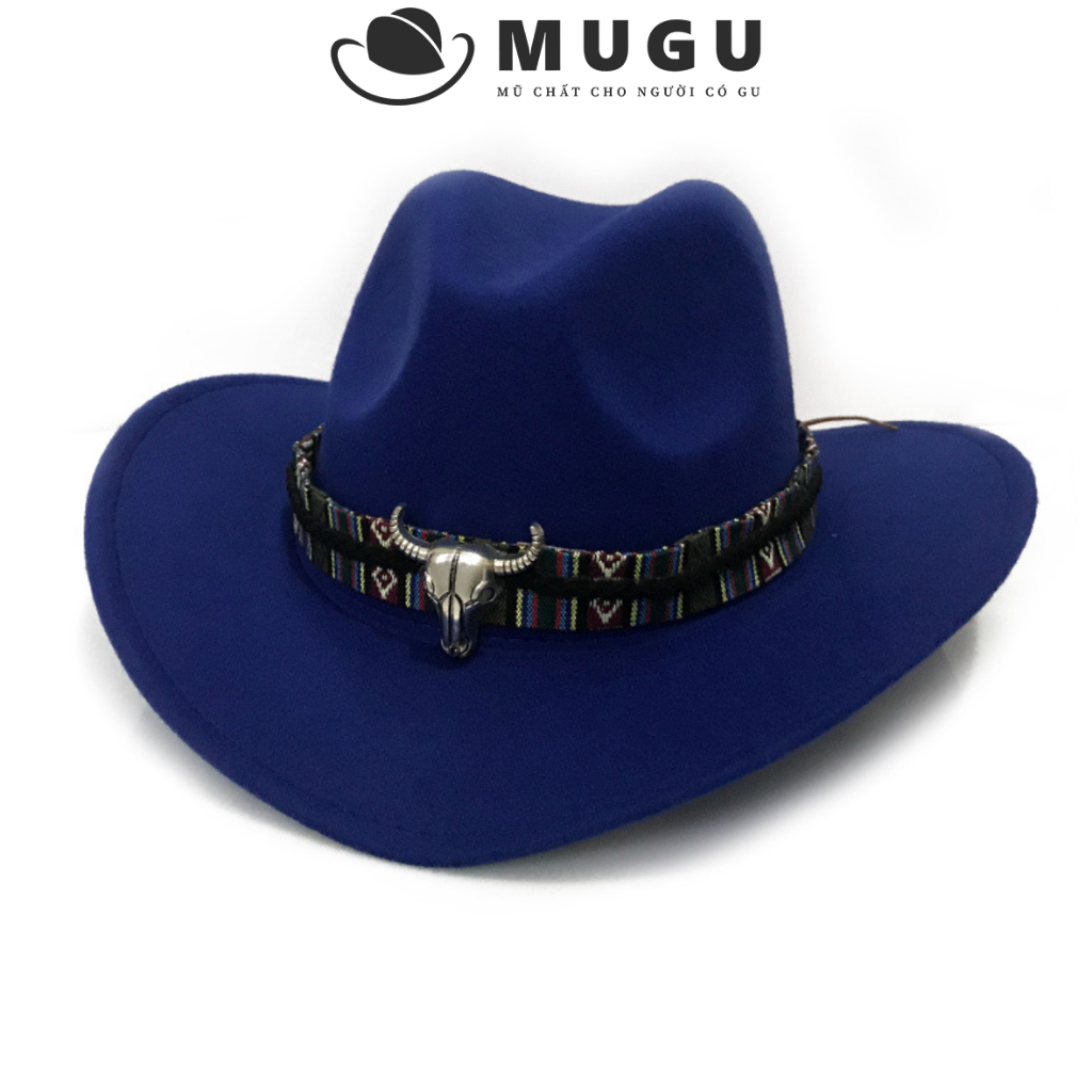 Mũ Cao Bồi Nam CB03 Chất Nỉ Siêu Ấm Áp - Mũ Cao Bồi Đẳng Cấp | MUGU