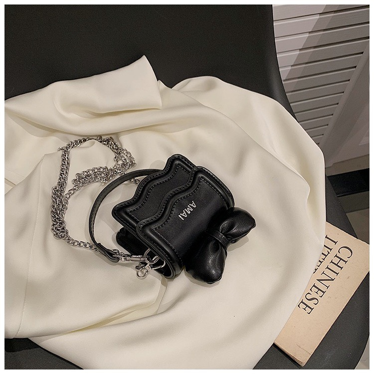 Túi Nơ Amai Mini Cầm Tay, Đeo Chéo Nữ Phong Cách Hàn Phối Đồ Siêu Xinh