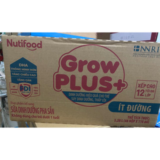Sữa pha sẵn Nutifood Grow plus đỏ 110ml