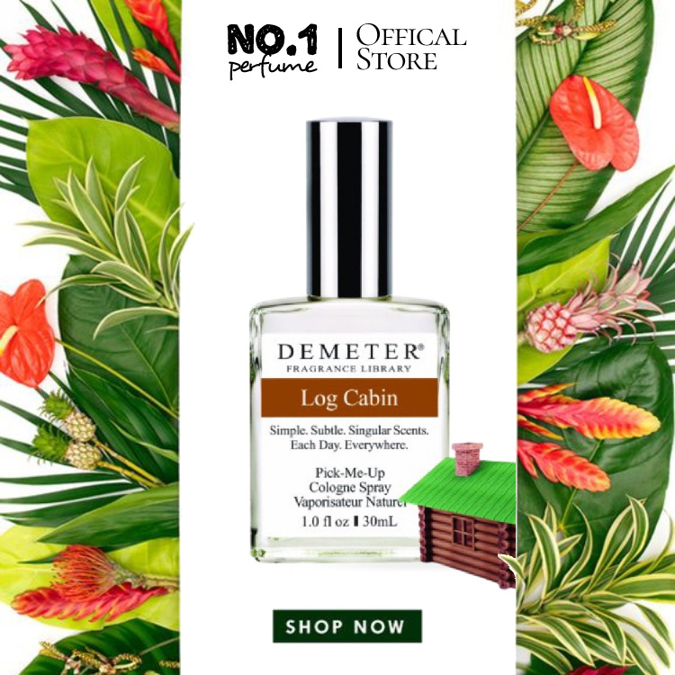 ⁂︎ 10ml┊ Nước hoa Log Cabin by Demeter Cologne - 10мl - #🄽🄾.🄸