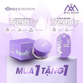 Kem Body Tím Trendy Tặng Ủ Dịch Dưỡng Trắng Meea