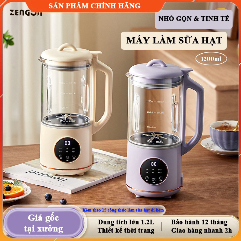 Máy làm sữa hạt ZENGON 1,2l