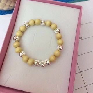 Vòng dâu tằm mix bi bạc cho bé. An Shop. A2