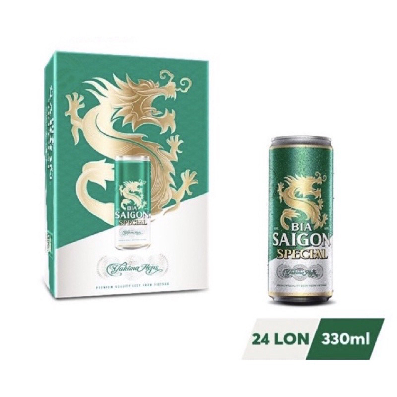 thùng 24 lon bia Sài Gòn Special- lon cao 330ml