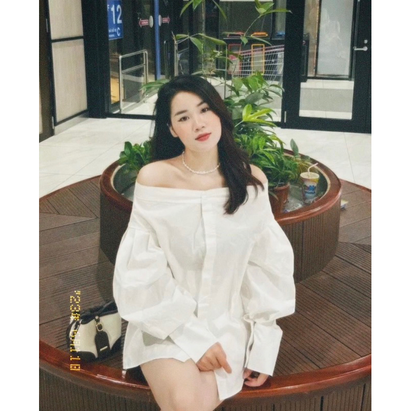 Sơ Mi Trễ Vai - Hàng Có  Sẵn