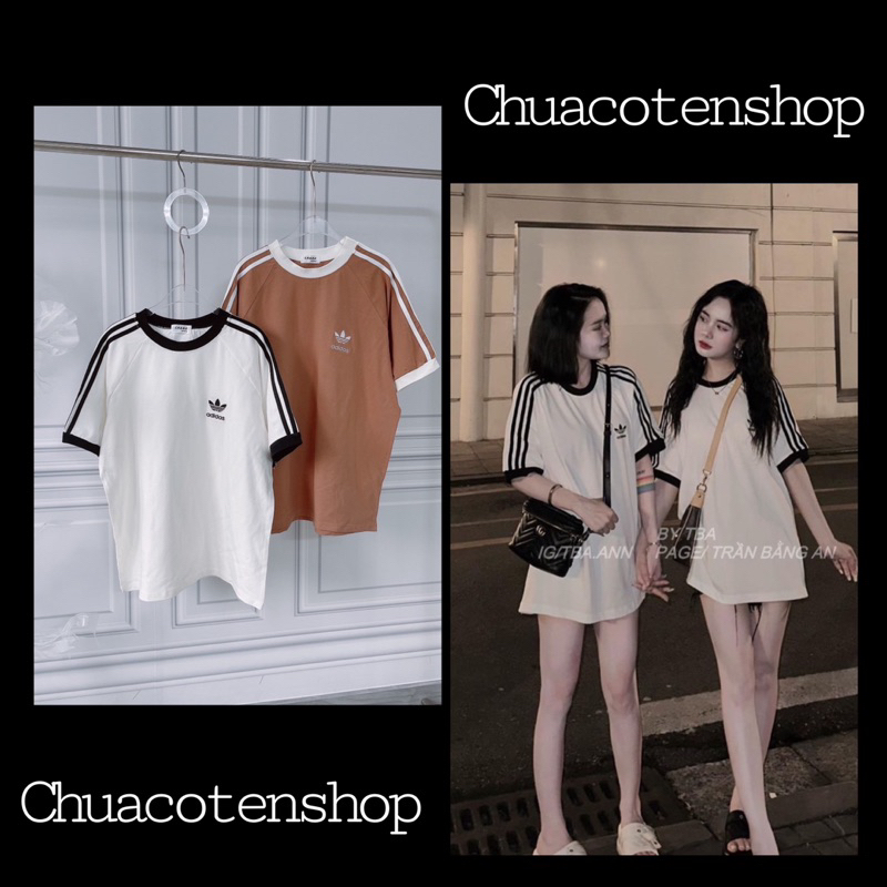 ÁO THUN ADIDAS THÊU PHỐI SỌC
