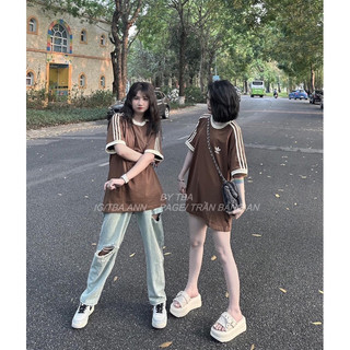 ÁO THUN ADIDAS THÊU PHỐI SỌC