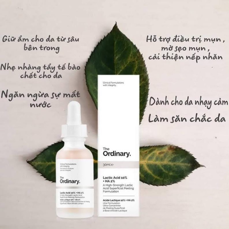 Tinh chất tẩy tế bào da mặt The Ordinary Lactic Acid