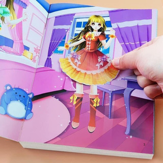 Set 6 quyển bóc dán sticker công chúa