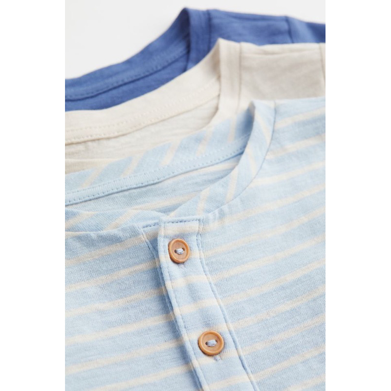 Set 3 áo phông cộc tay cho bé HM auth