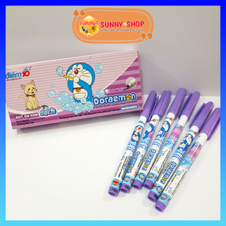 Bút lông kim điểm 10 doraemon tp-fl08/do- hộp 10 cây