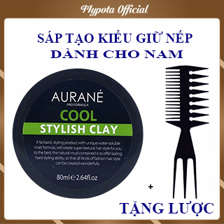 Sáp vuốt tóc nam Aurane Cool Stylish Clay 80ml Mùi hương nam tính, tạo kiểu dễ dàng, wax vuốt tóc tạo kiểu giữ nếp
