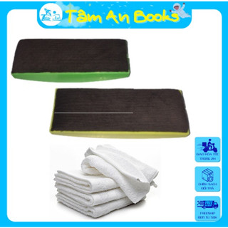Bông lau bảng fooc, khăn lau bảng ô ly học sinh- Tâm An Books