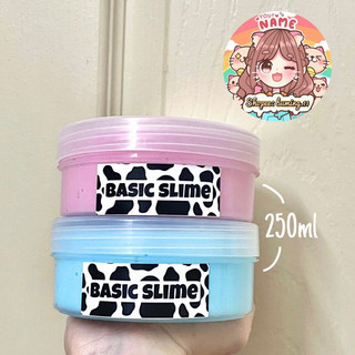 Basic slime 250ml hộp og - tổng hợp màu