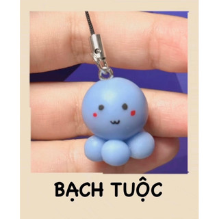 Móc khoá đất sét keyring bạch tuộc 🐙 handmade cutii