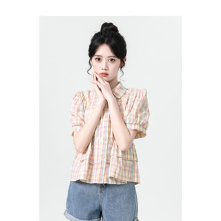 Sơ mi kẻ dáng BaBy Doll siêu xinh