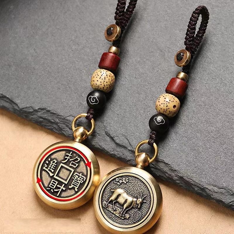 Móc khoá cung hoàng đạo chất liệu đồng, Móc khoá đồng hình cung hoàng đạo dễ thương