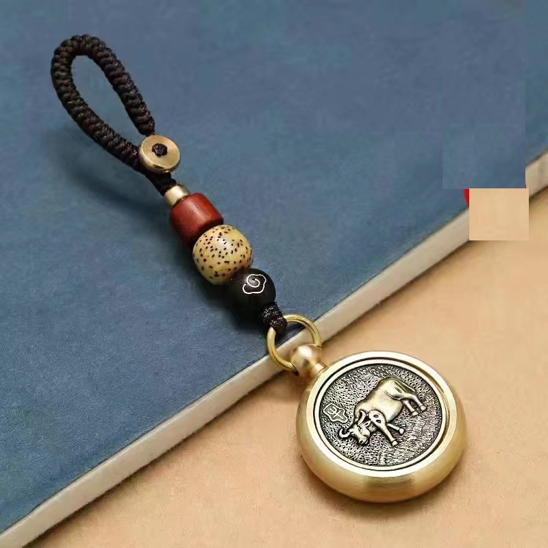 Móc khoá cung hoàng đạo chất liệu đồng, Móc khoá đồng hình cung hoàng đạo dễ thương