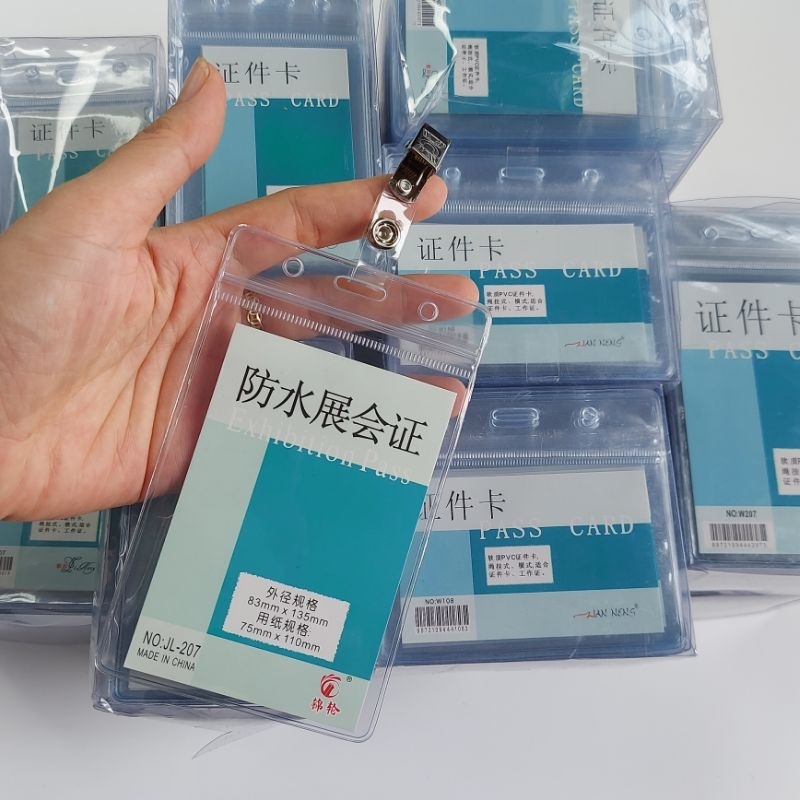 Thẻ đeo nhân viên, bao đựng thẻ 107, 108 ngang và đứng dây đeo thẻ móc xoay 360 tiện lợi siêu bền chắc