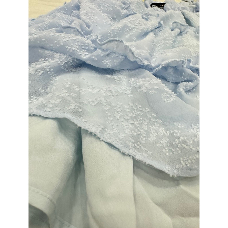 Đầm baby doll 2 dây xanh dương Dottie