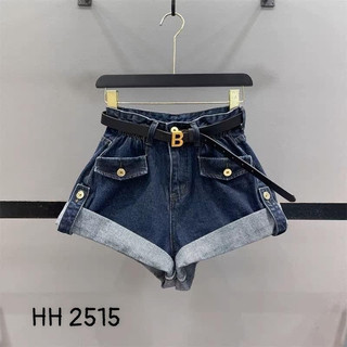 Quần short jean nữ, quần đùi bò nữ màu xanh nhạt hàng QCL1